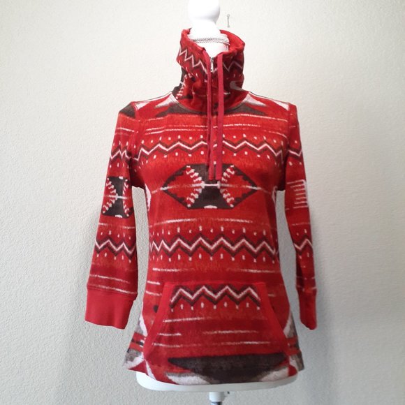 L-RL Ralph Lauren Active 3/4 Zip Top - Picture 3 of 16